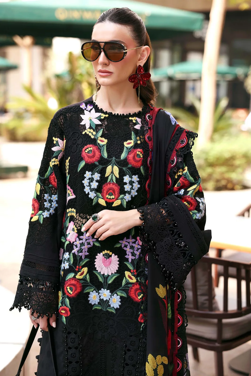 3 Piece Unstitched Embroidered Jacquard Lawn Suit