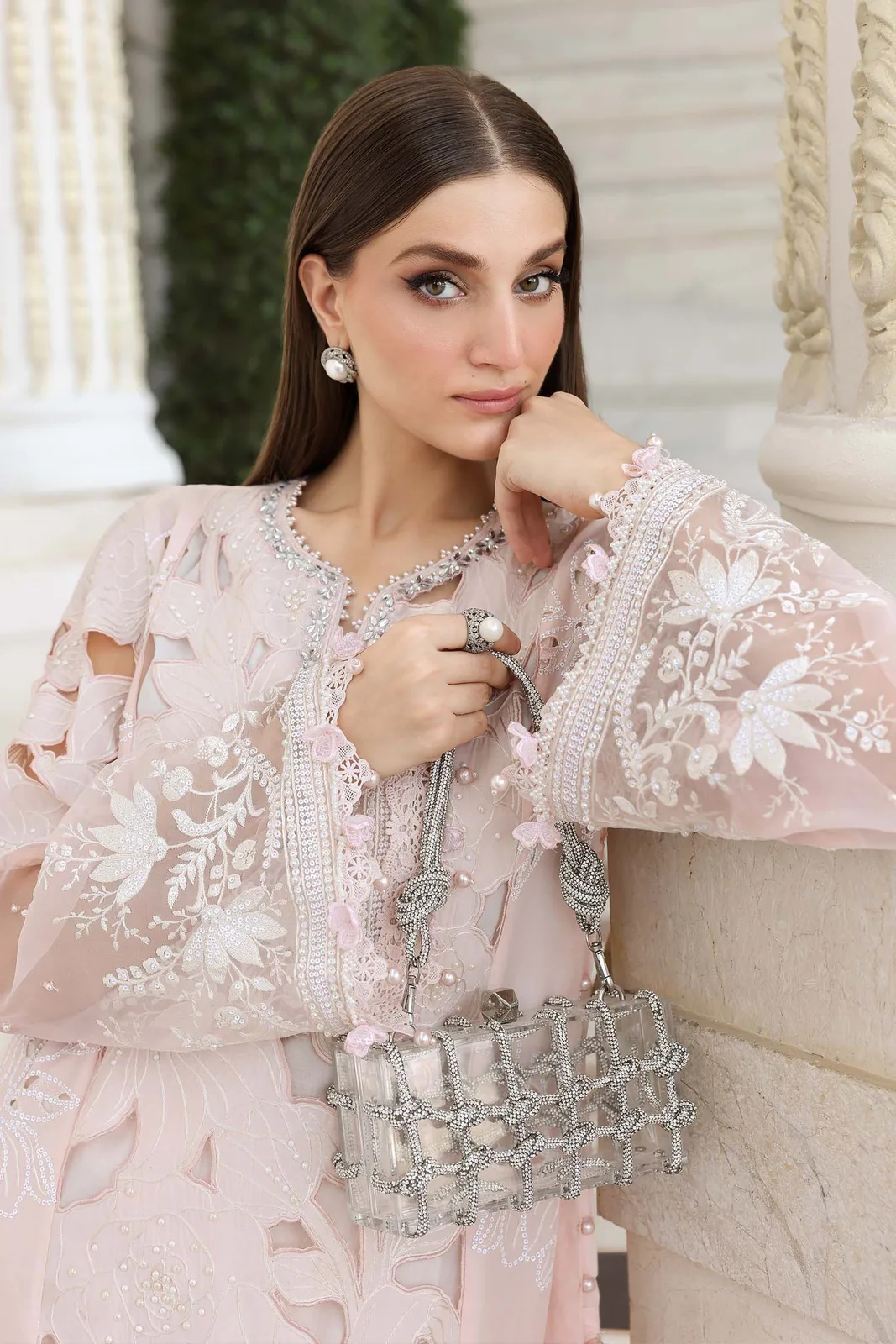 3 Piece Unstitched Embroidered Lawn Suit