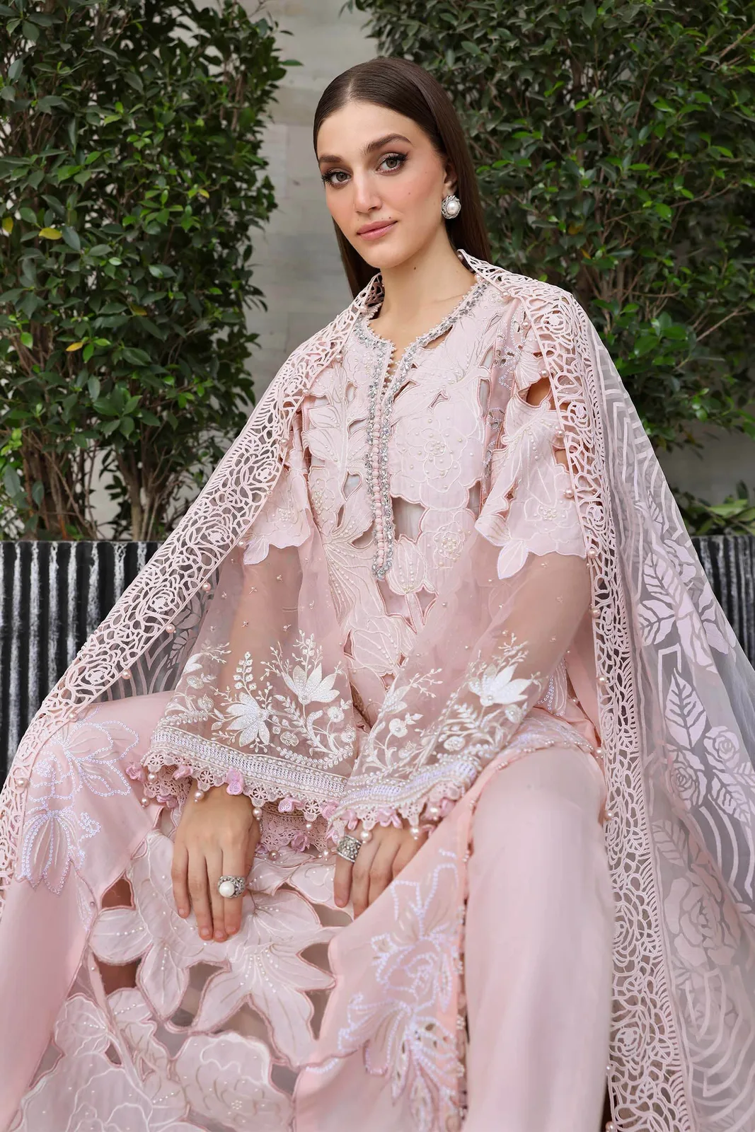 3 Piece Unstitched Embroidered Lawn Suit