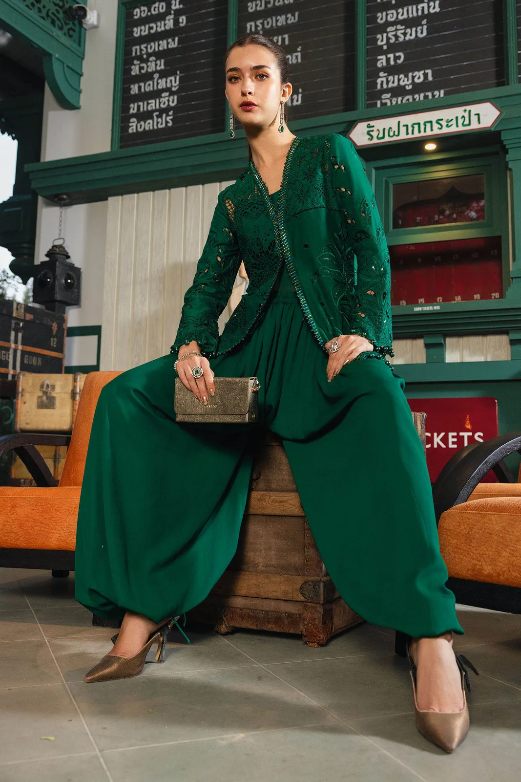 3 Piece Unstitched Embroidered Lawn Suit