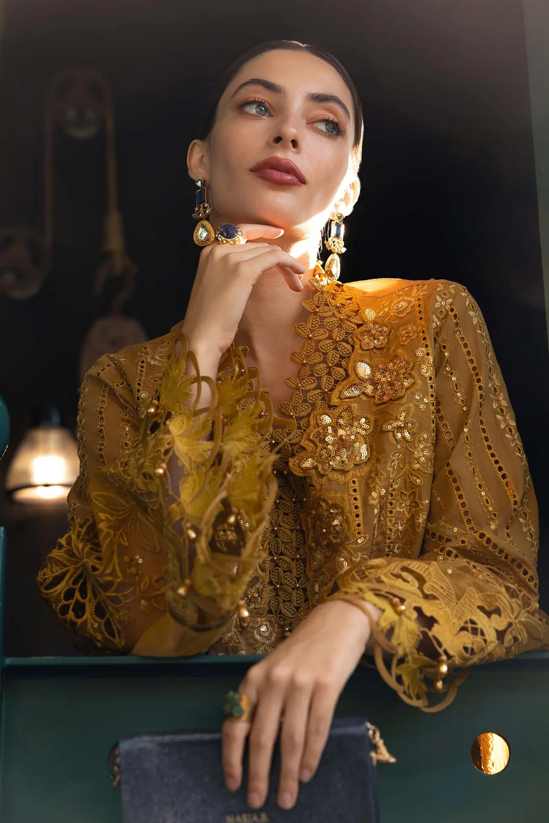 3 Piece Unstitched Embroidered Lawn Suit