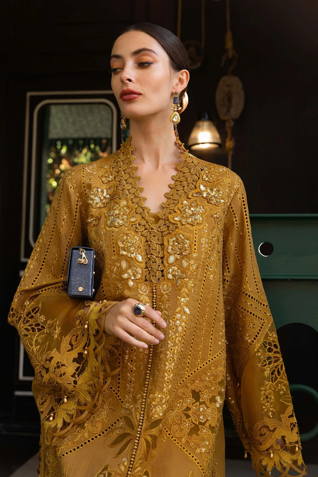 3 Piece Unstitched Embroidered Lawn Suit