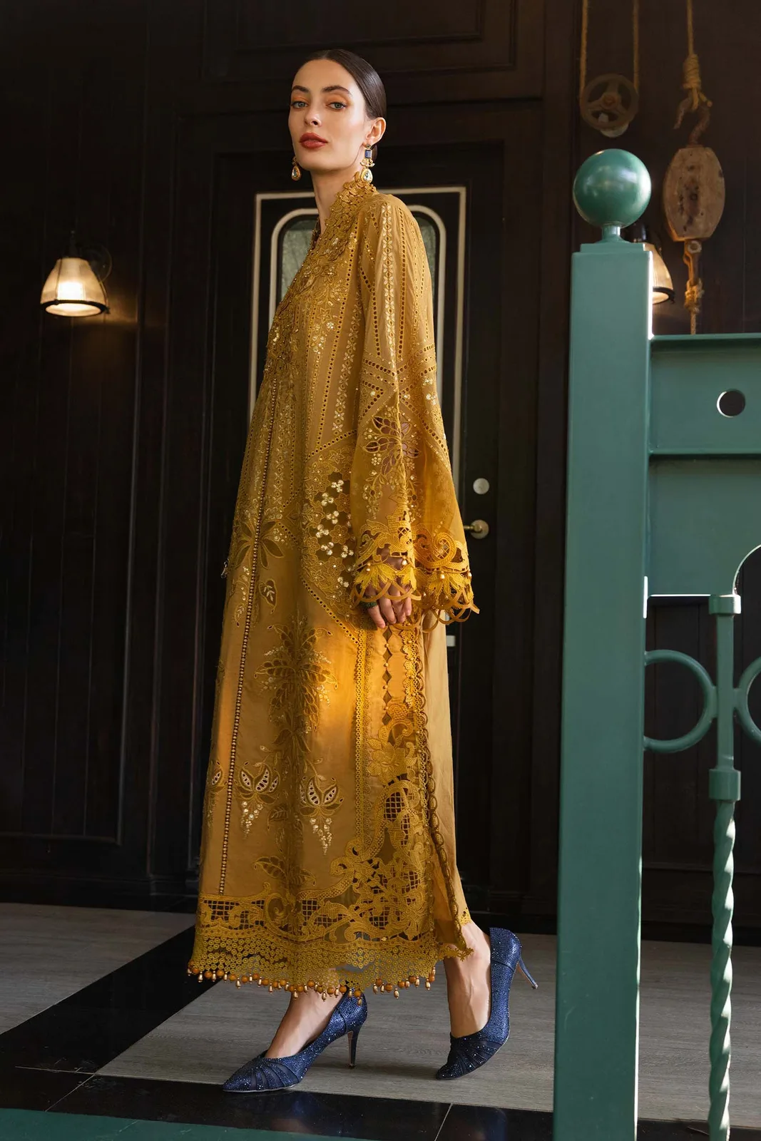 3 Piece Unstitched Embroidered Lawn Suit