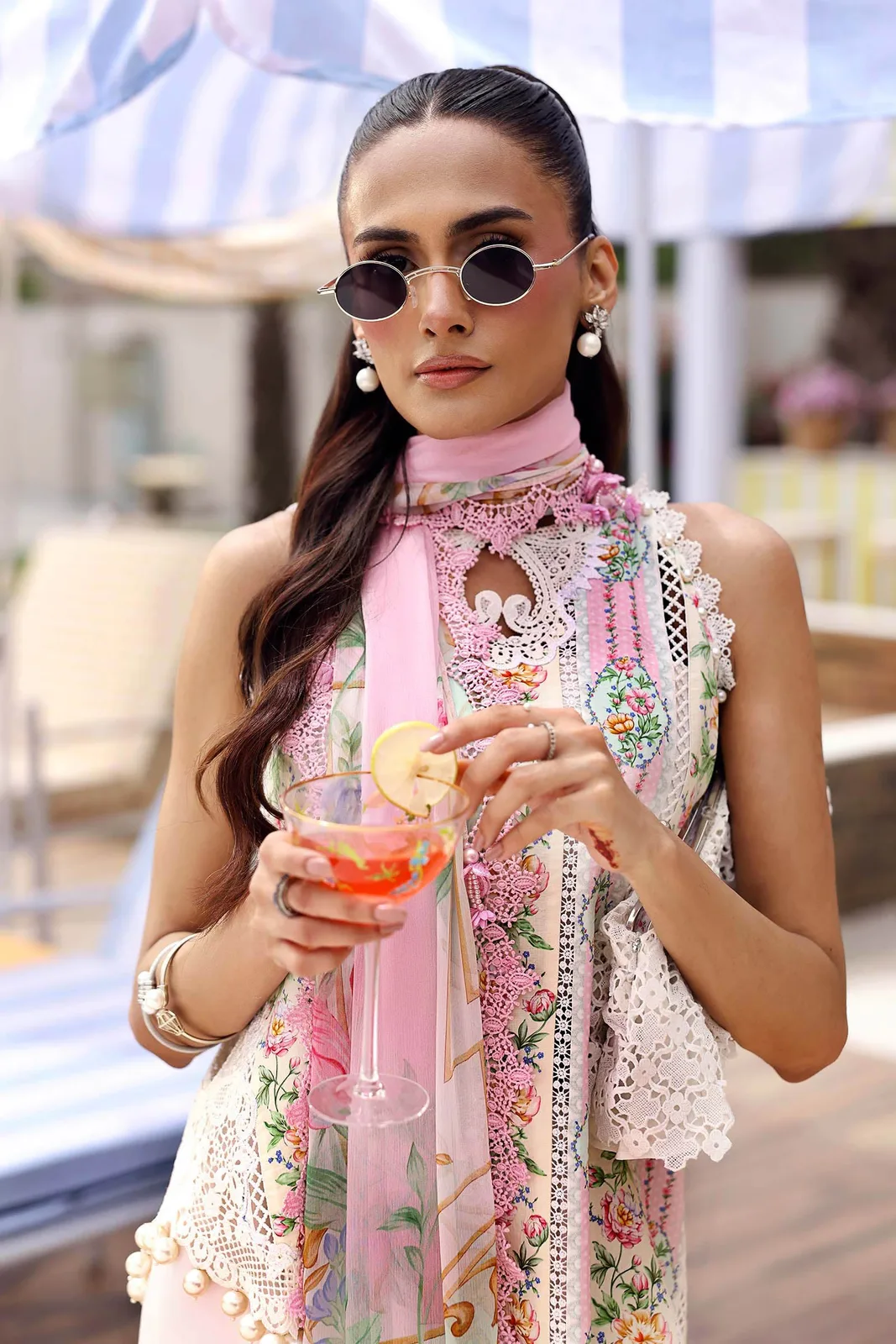 3 Piece Unstitched Embroidered Lawn Suit
