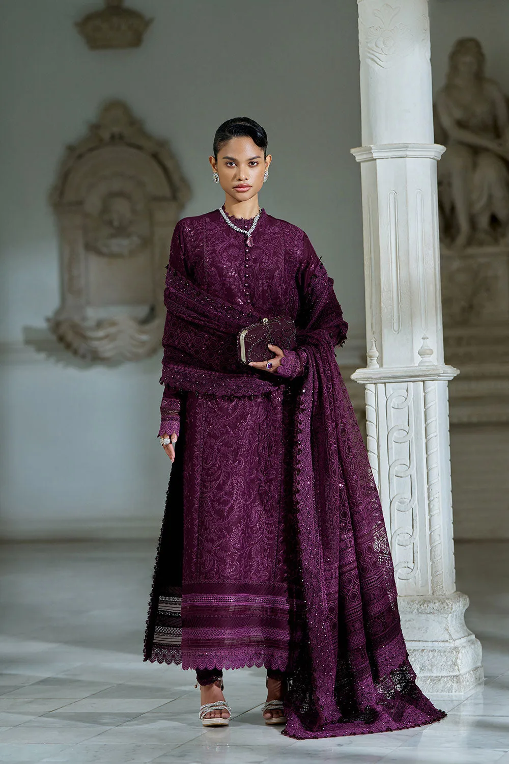 Design 3B Luxury Lawn Eid Edition 2026 Unstitched