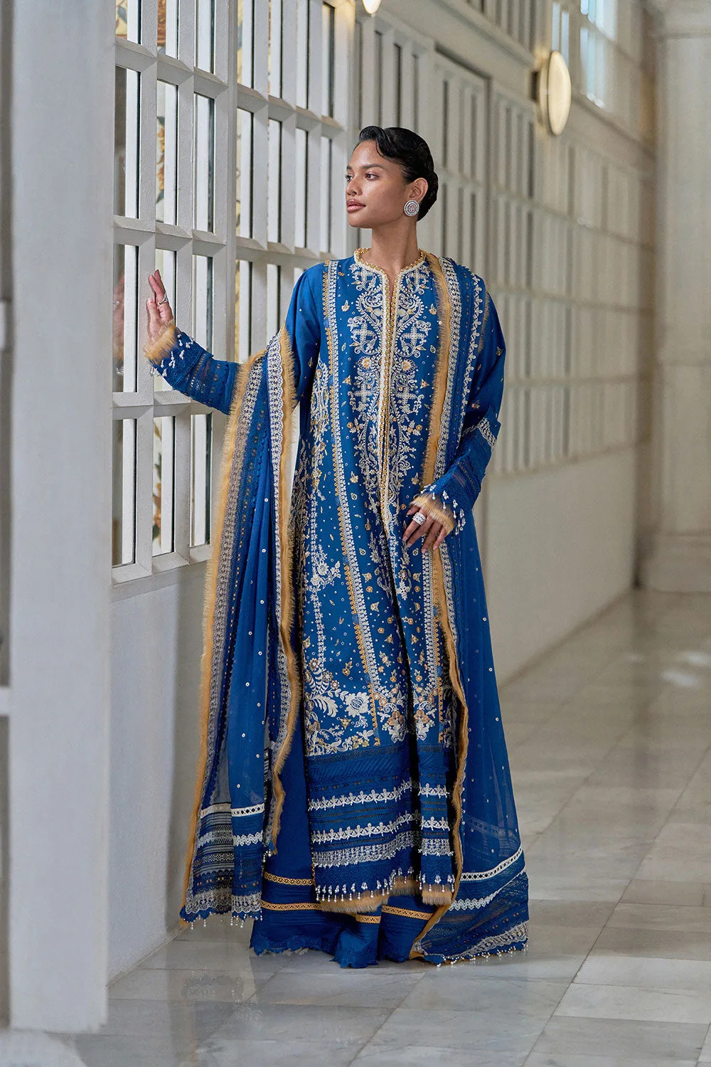 Design 8A Luxury Lawn Eid Edition 2026 Unstitched